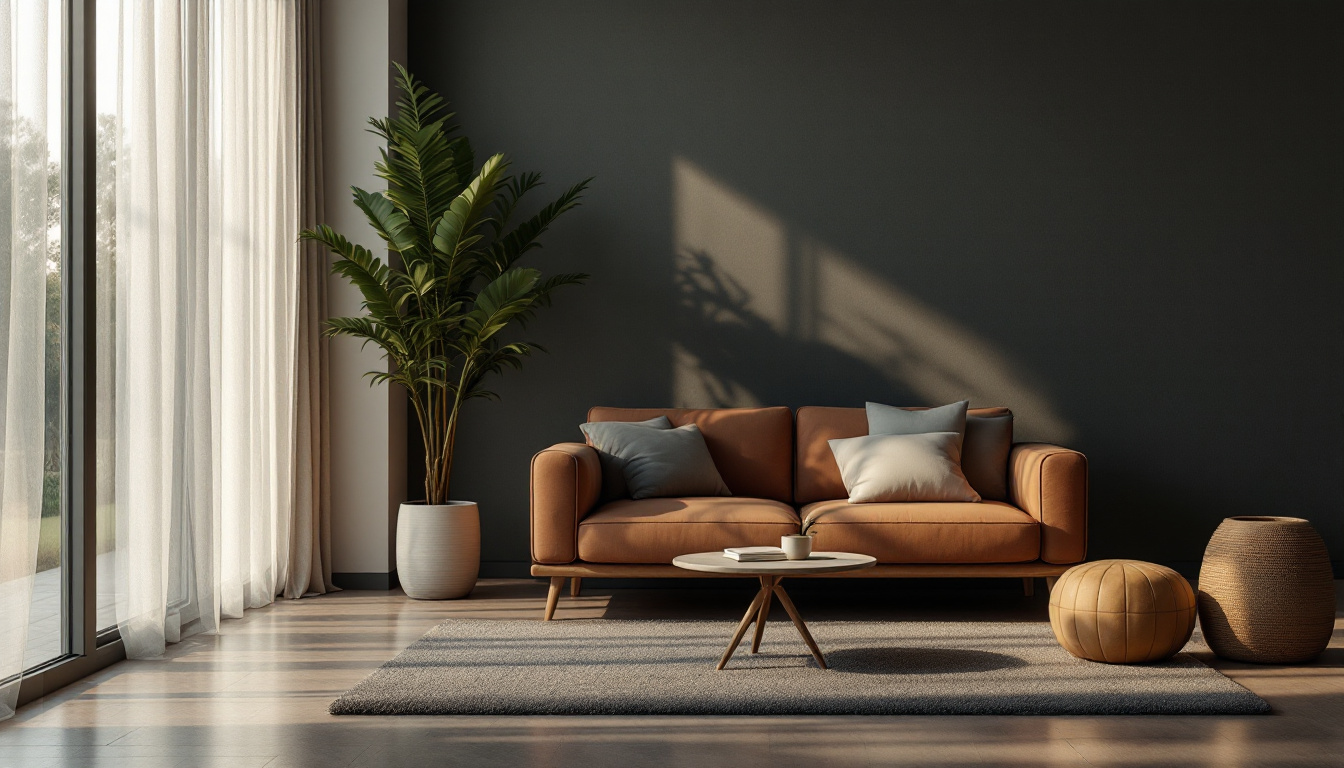 A photograph of a beautifully lit scene that showcases the interplay of natural and artificial light