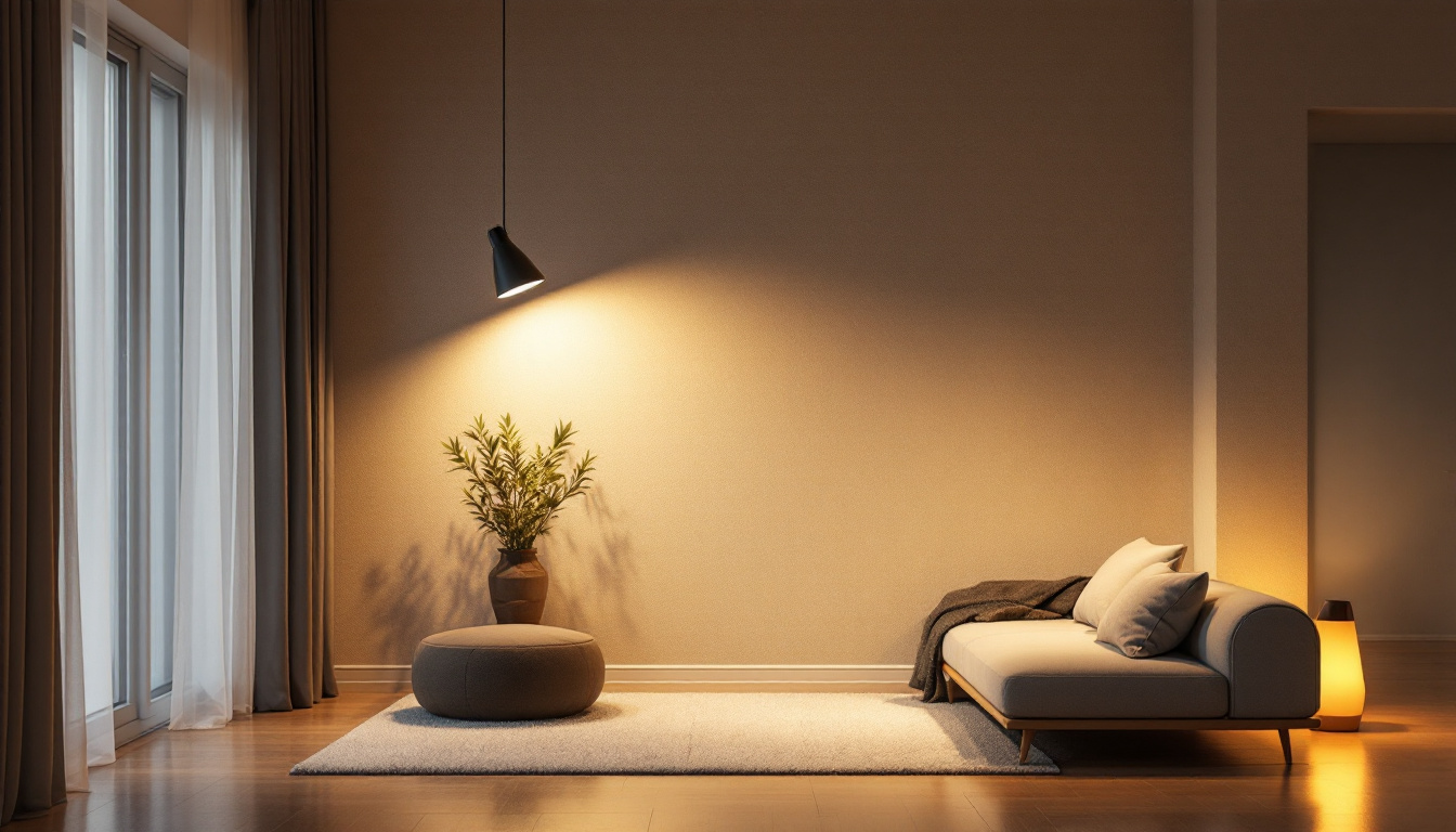A photograph of a modern living space illuminated by sleek led can lights