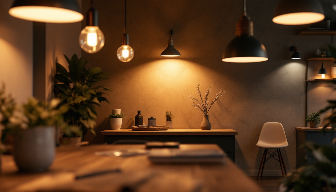 A photograph of a beautifully lit interior space showcasing various nora lighting fixtures in use