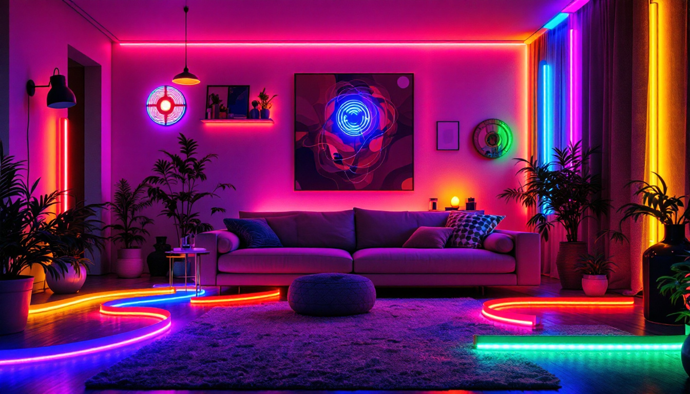 A photograph of a vibrant