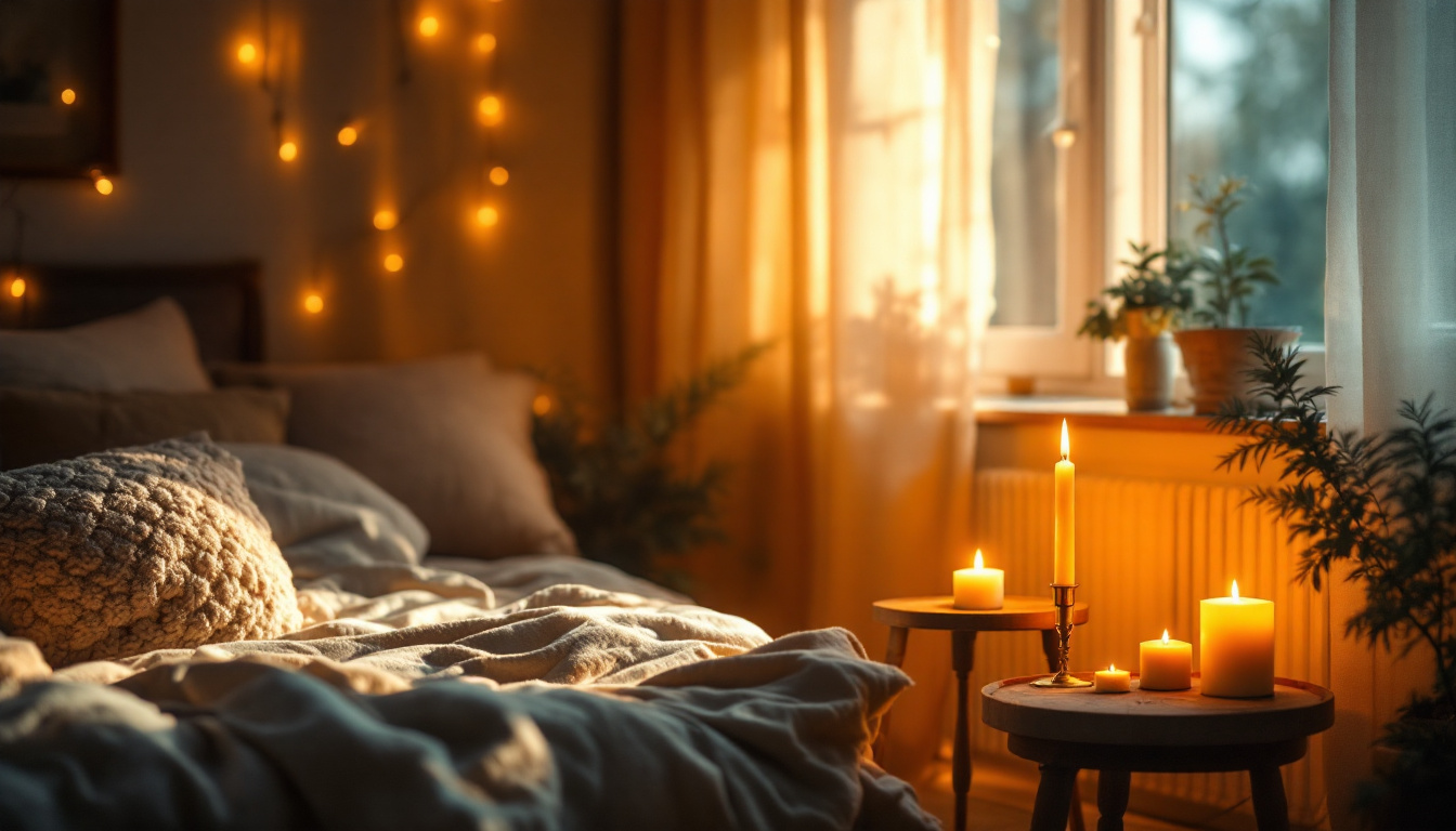 A photograph of a cozy