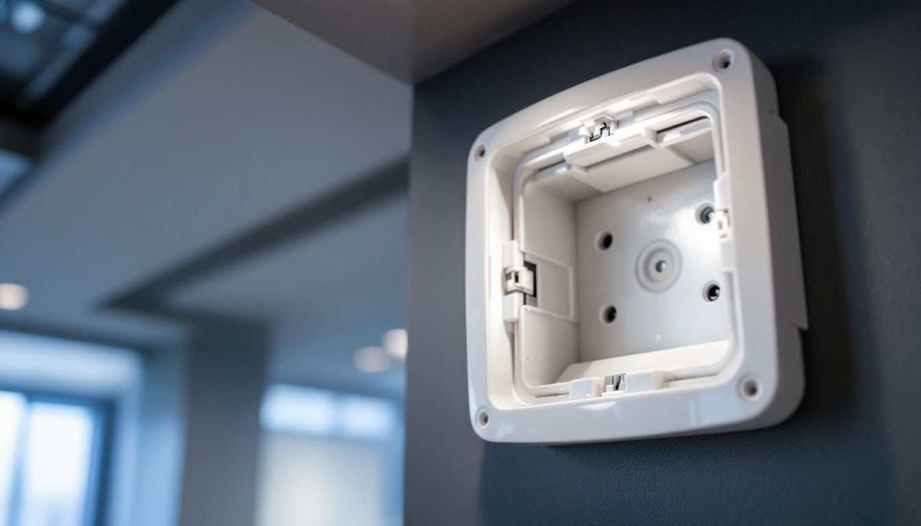 A photograph of a 3 1/2 junction box cover in a well-lit setting