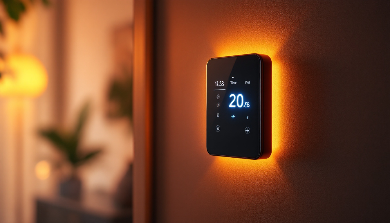 A photograph of a stylishly designed timer switch battery wall in a well-lit room