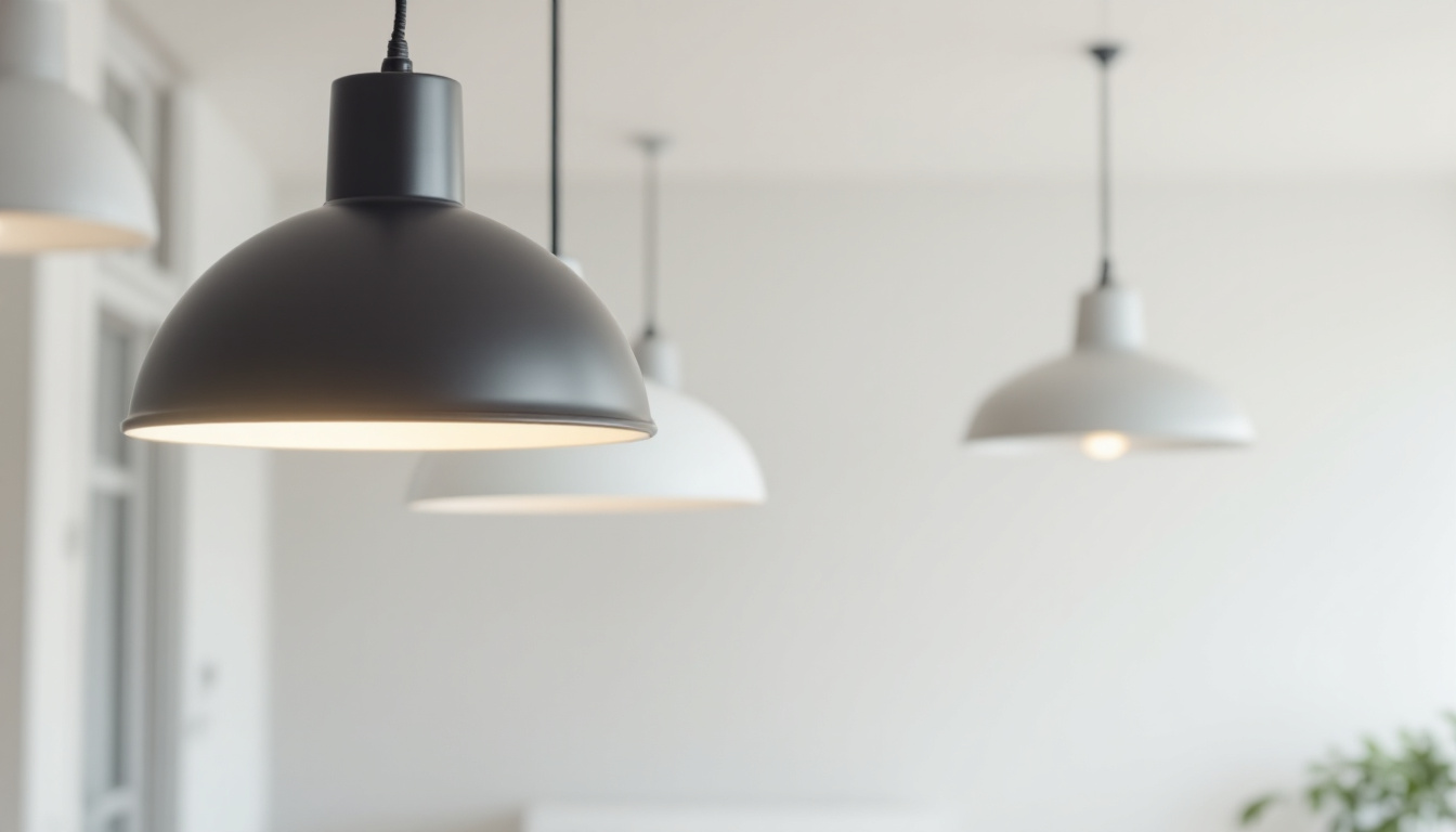 A photograph of a well-lit interior space showcasing westgate lighting fixtures in use