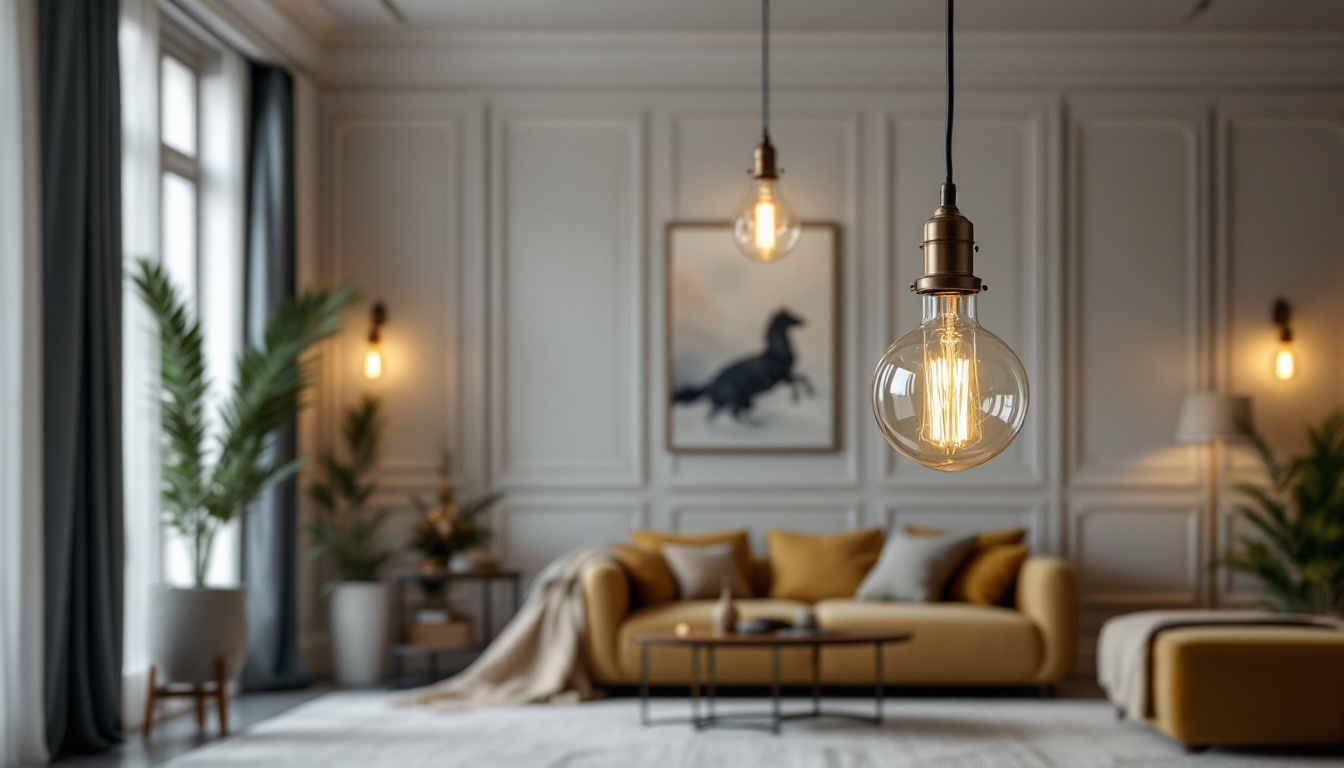 A photograph of a beautifully designed light pendant hanging in an elegantly styled room