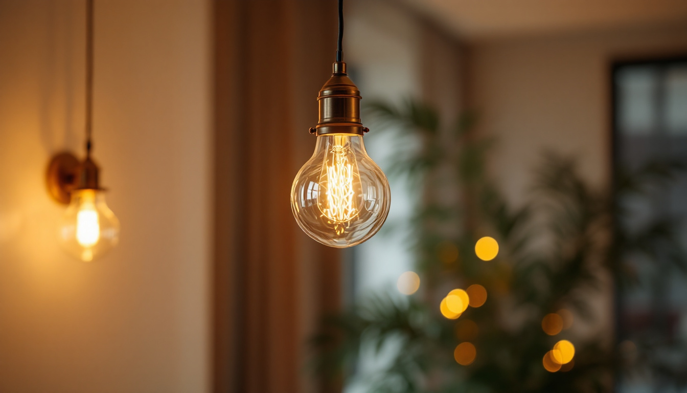 A photograph of a beautifully designed light pendant hanging in an elegantly styled room