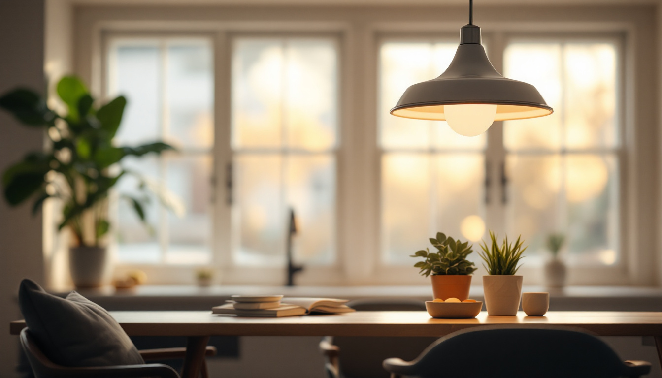 A photograph of a beautifully designed sea gull lighting fixture in a well-lit interior setting
