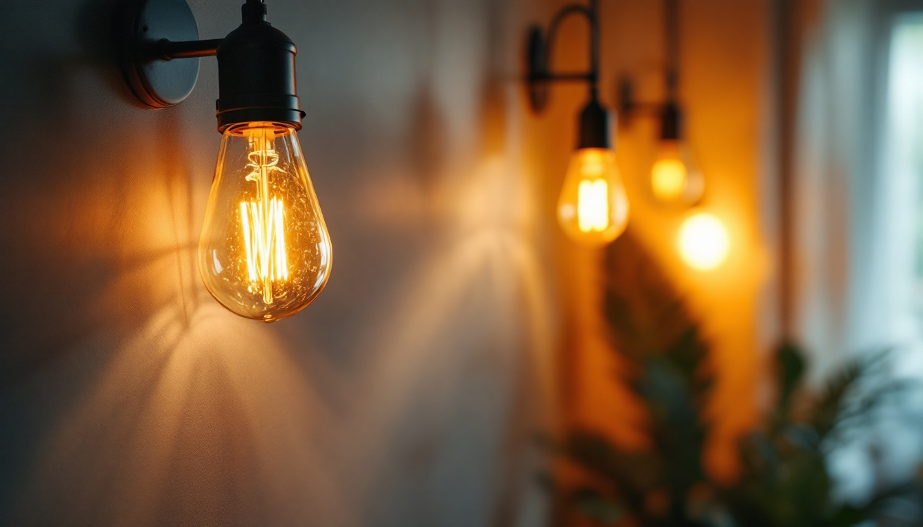 A photograph of a well-lit modern living space featuring various styles of can lights with different types of light bulbs