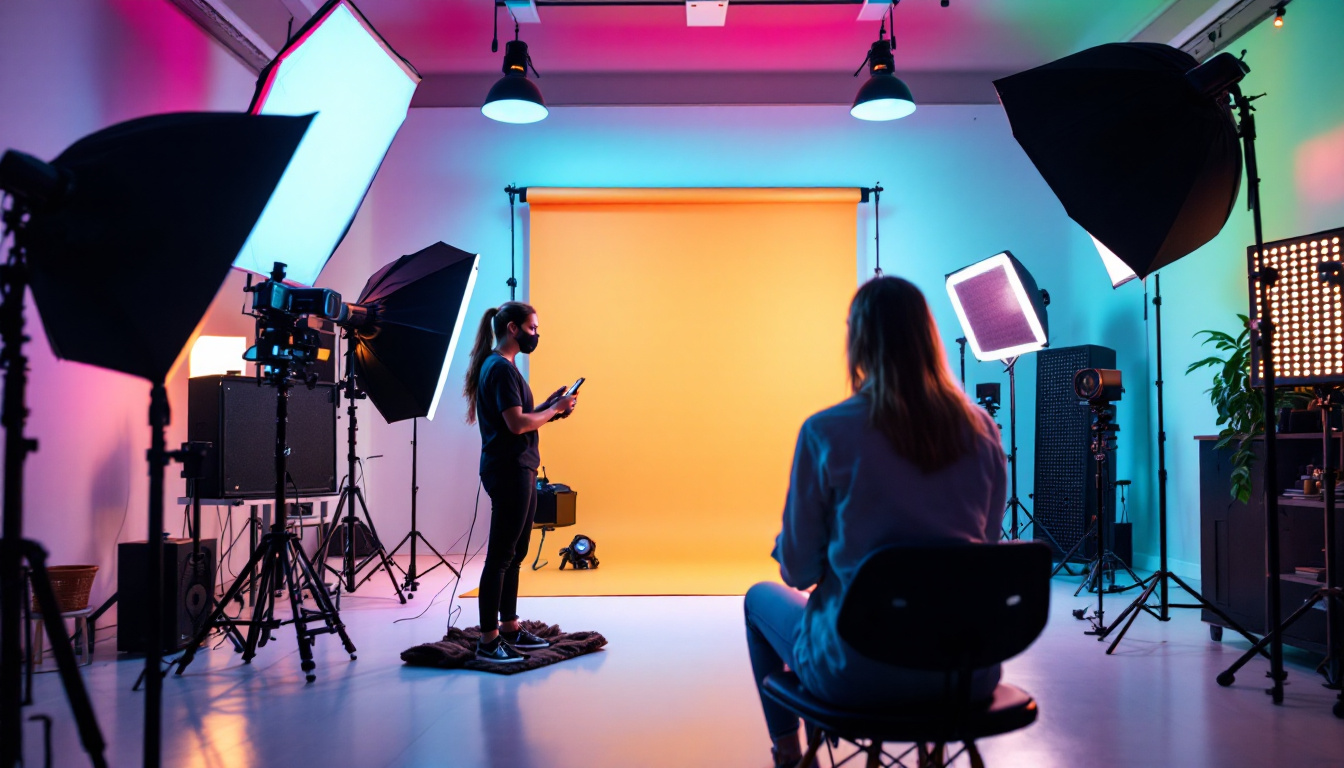 A photograph of a vibrant