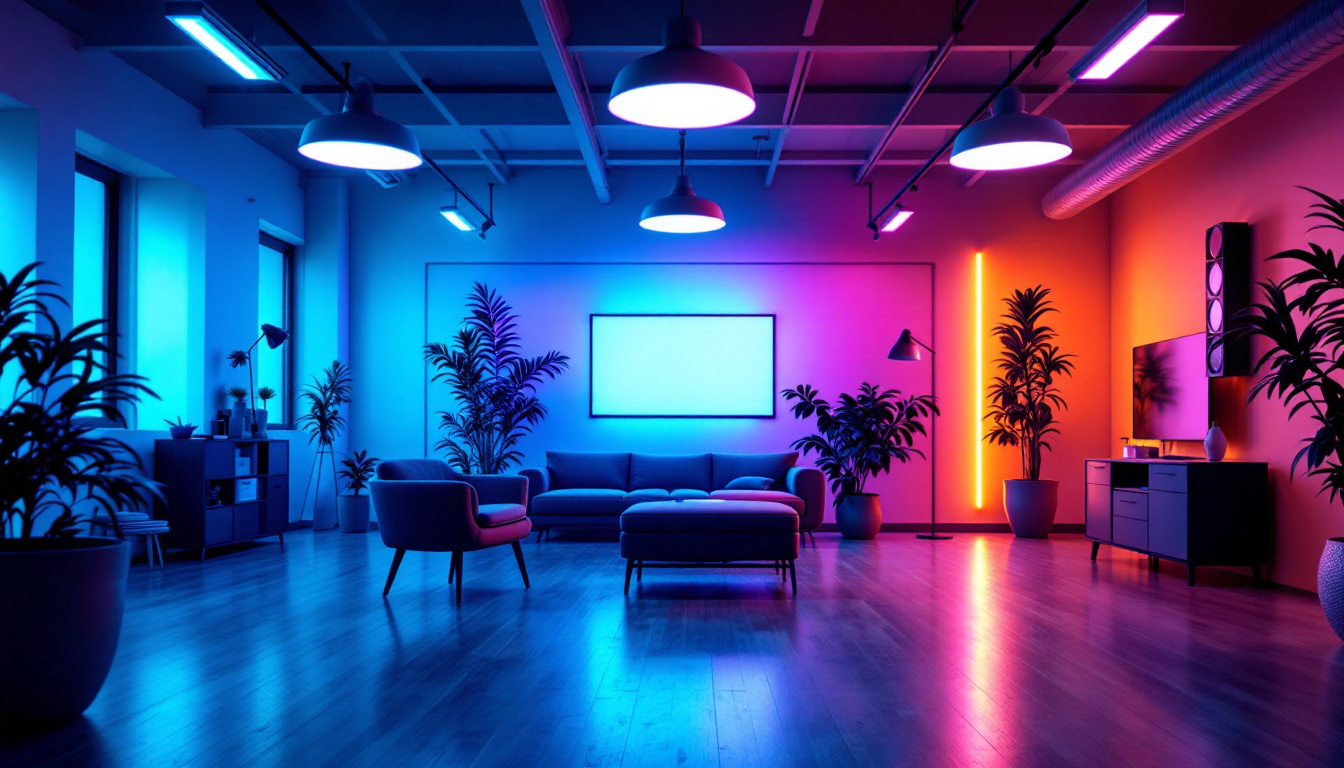 A photograph of a vibrant