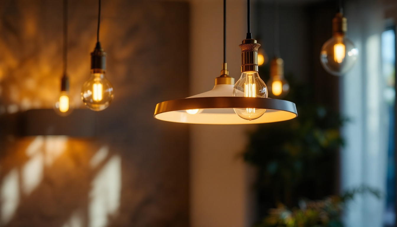 A photograph of a beautifully designed light fixture hanging elegantly in a well-lit room