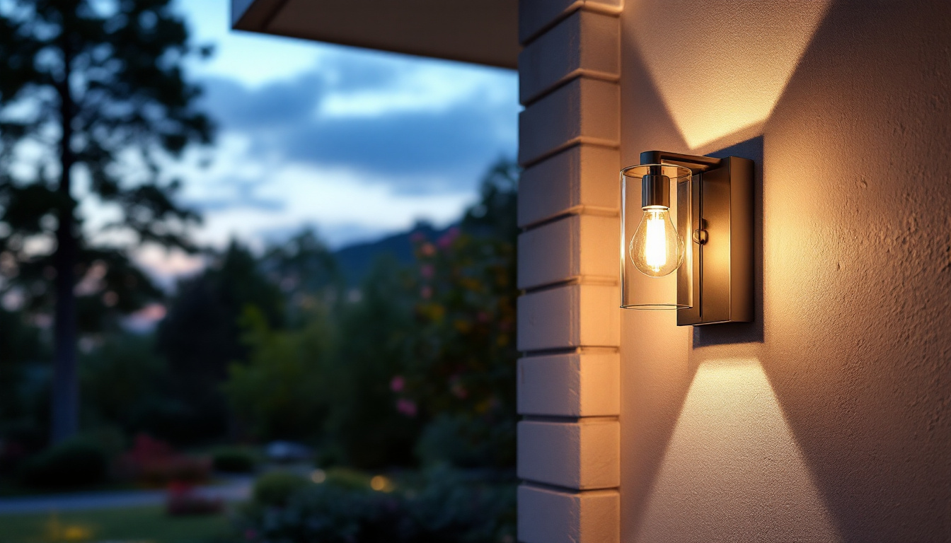 A photograph of capture a photograph of an elegant exterior flush mount light fixture installed on a stylish porch or entryway
