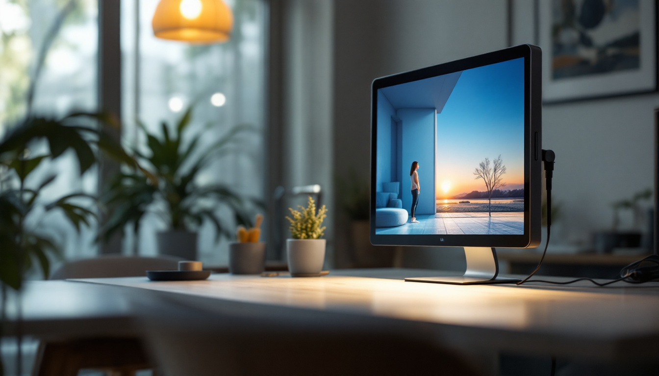 A photograph of a sleek
