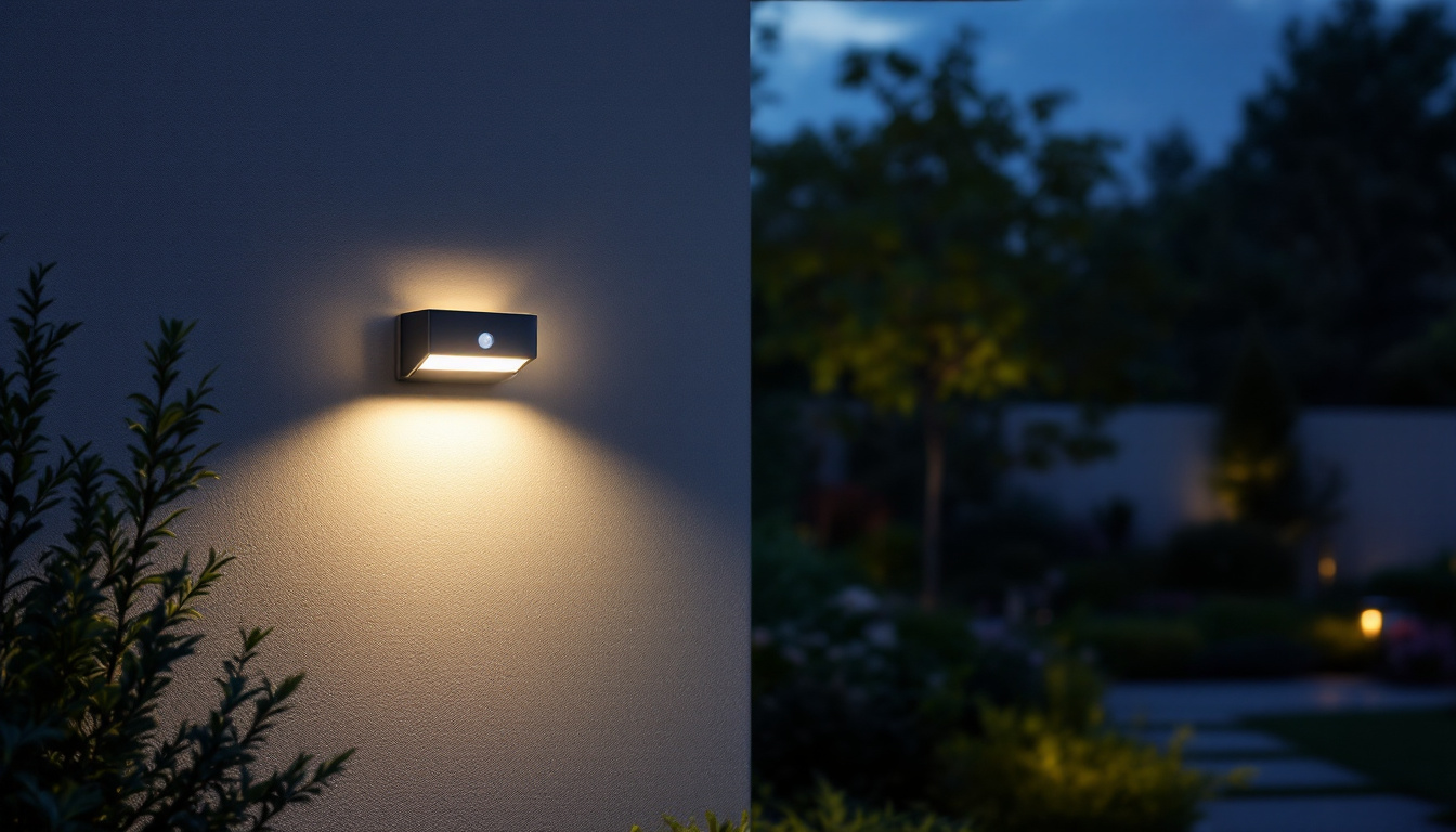 A photograph of a beautifully illuminated outdoor space at dusk