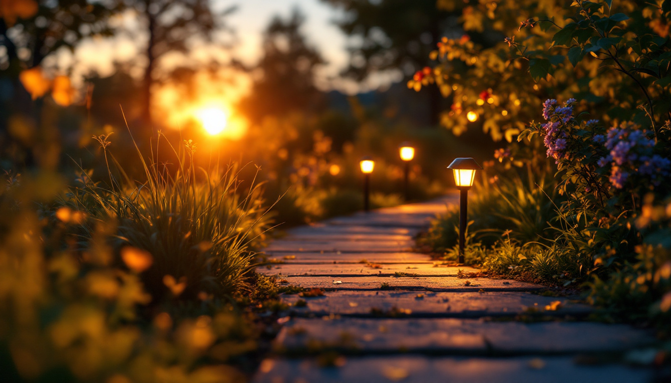 A photograph of a beautifully lit outdoor scene during golden hour