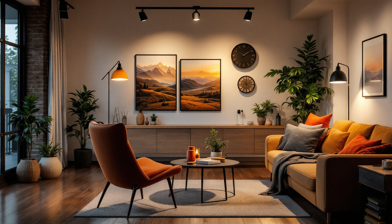 A photograph of a well-lit interior space showcasing various osram sylvania lighting products in use