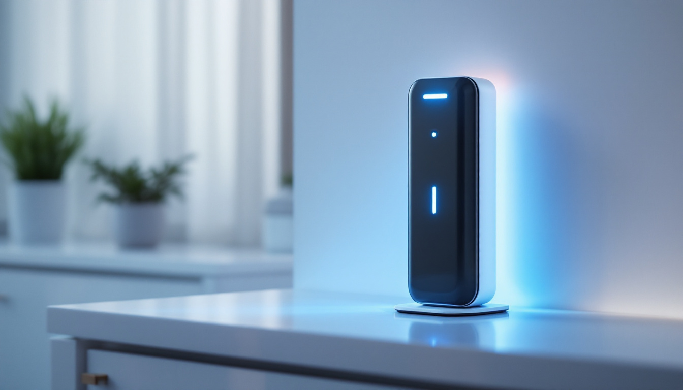 A photograph of a sleek