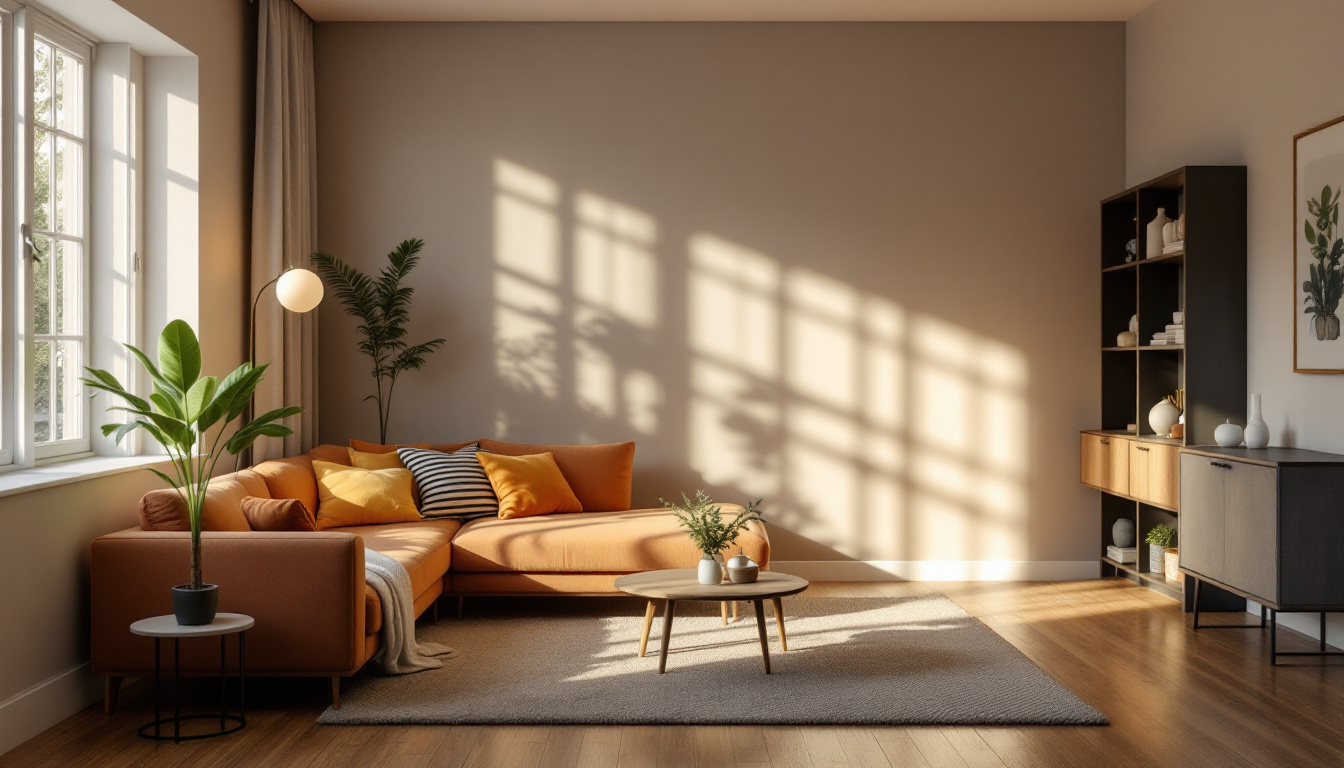 A photograph of a beautifully lit interior space showcasing a variety of lighting techniques