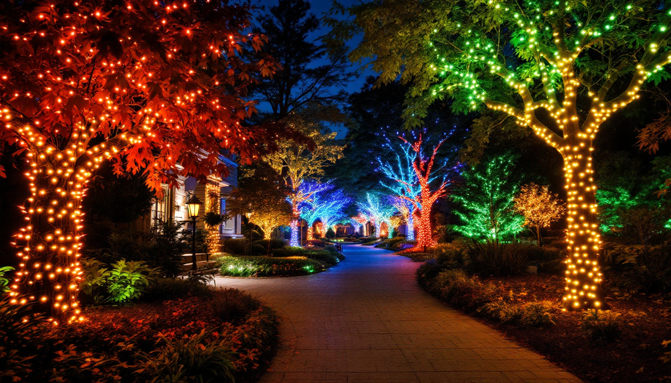 A photograph of a beautifully illuminated outdoor scene in one of the featured us states