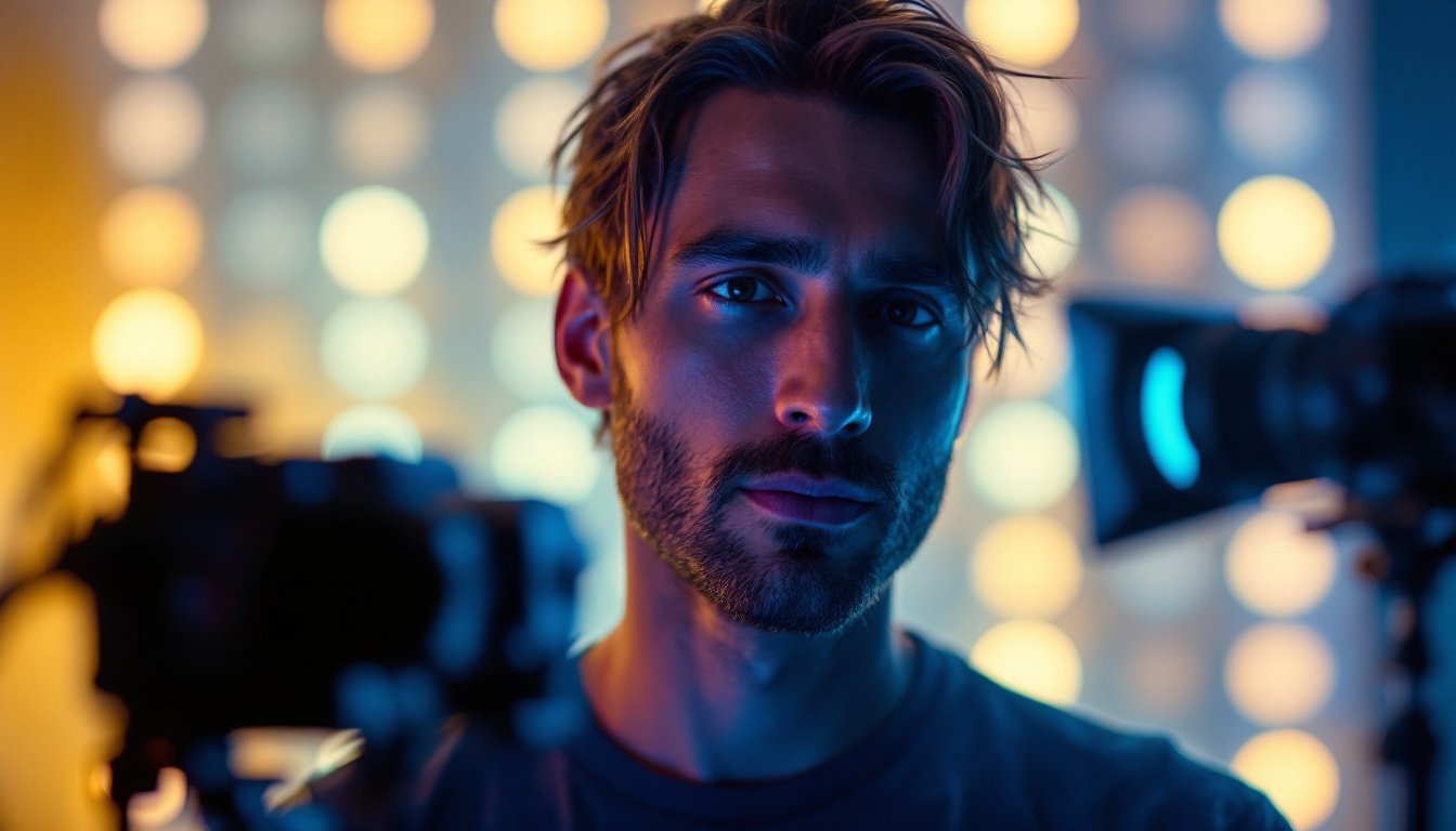 A photograph of a 1440 multi lighting setup in action