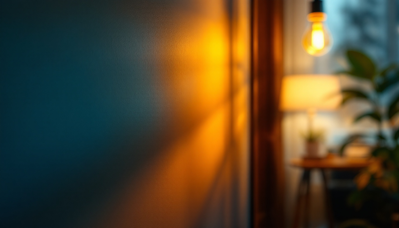 A photograph of a well-lit indoor space showcasing the warm