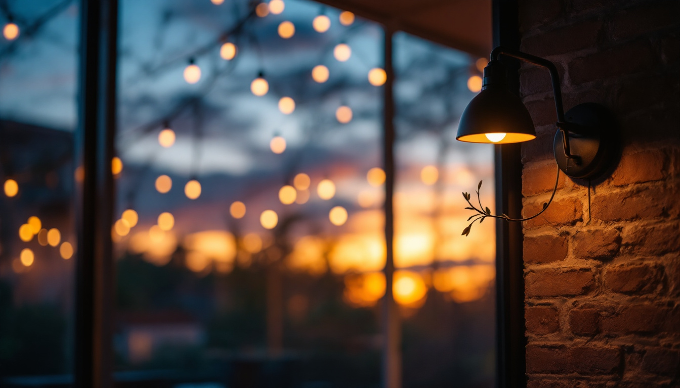 A photograph of capture a photograph of a beautifully lit scene showcasing the warm