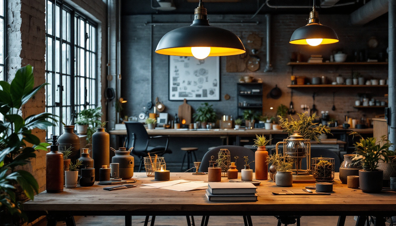 A photograph of capture a photograph of a well-lit industrial workspace in sanford