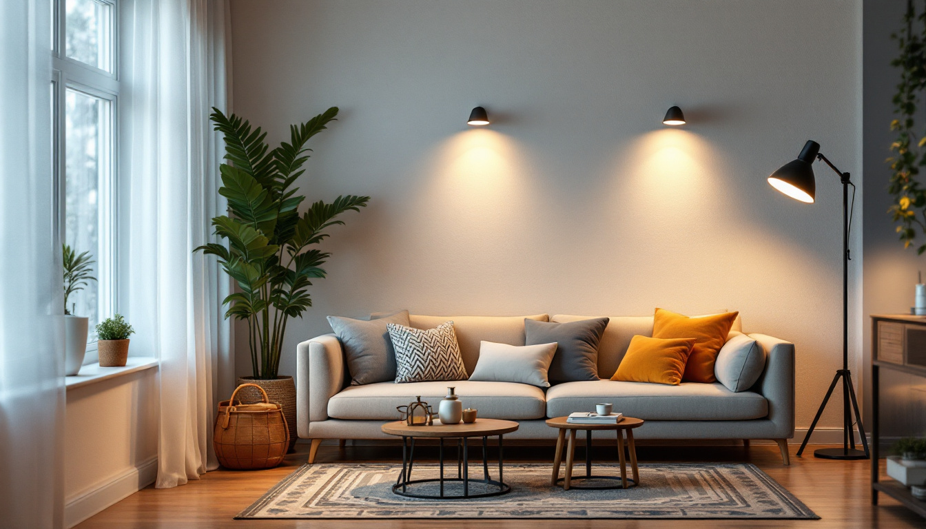 A photograph of a well-lit interior space showcasing a variety of led can lights in different styles and price points