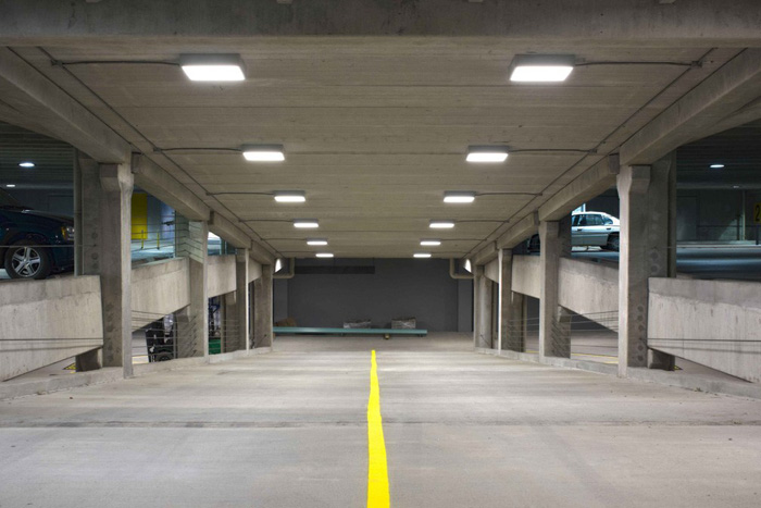 Parking garage lights